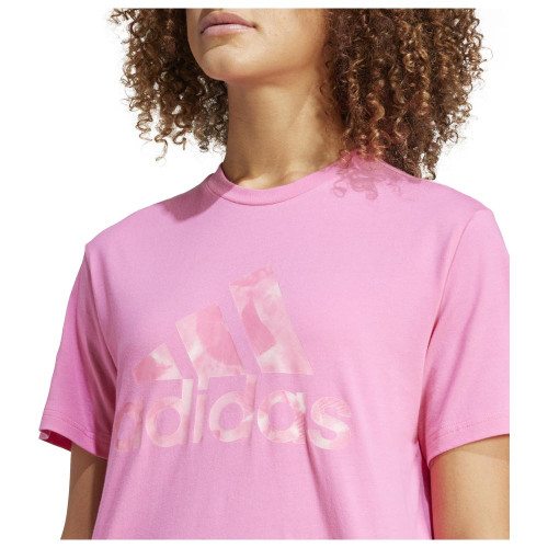 Adidas Γυναικεία κοντομάνικη μπλούζα Floral Graphic Big Logo Tee